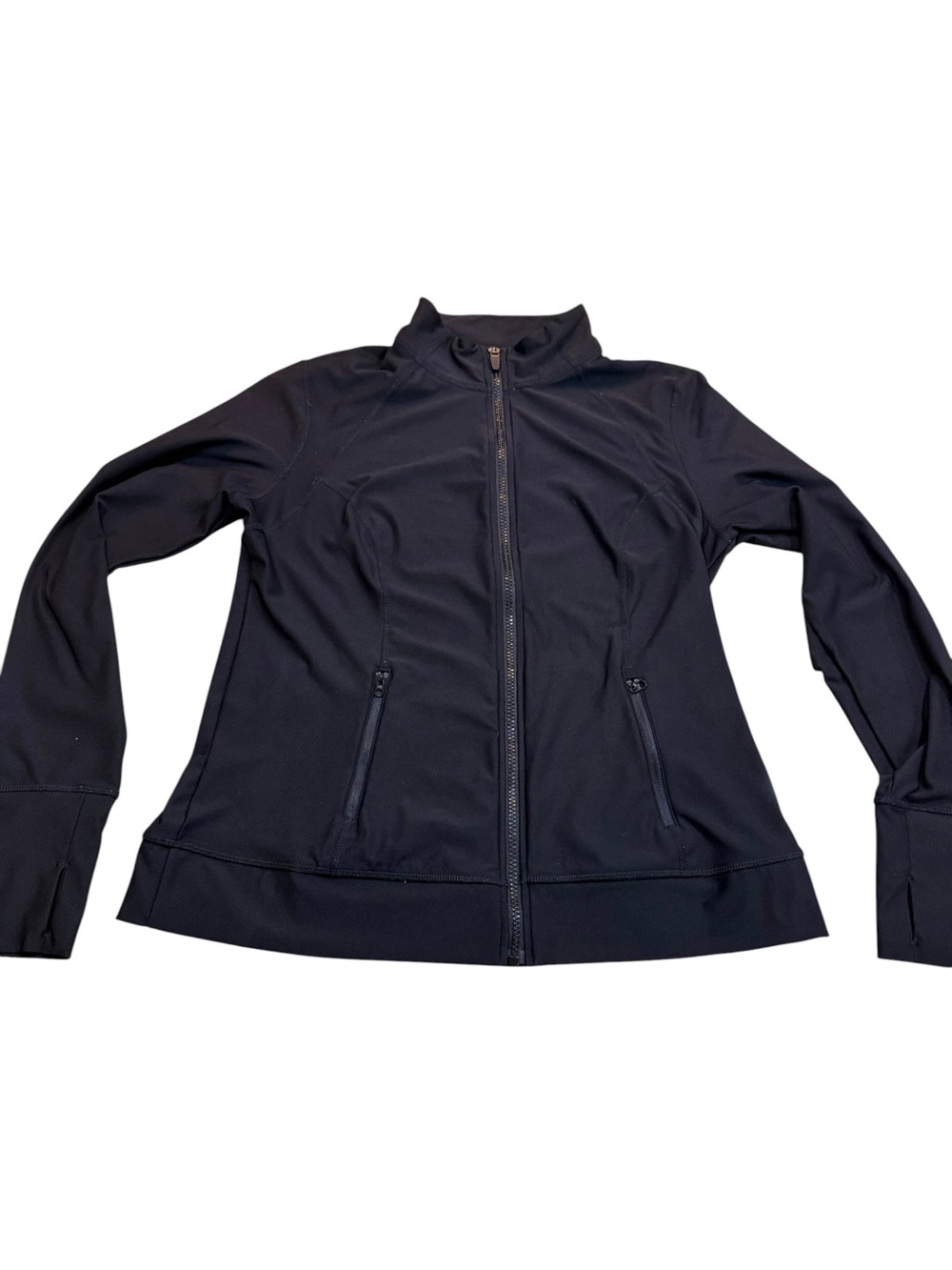 Xersion Performance Wear Full Zip Track Jacket Black Size Large